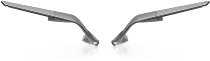 Rizoma mirror set Stealth, grey - right &amp, left