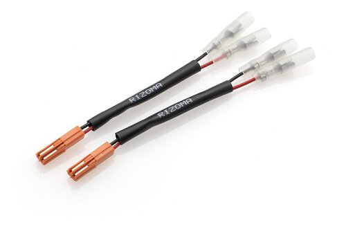 Rizoma cable set, black - mini indicator HONDA 2pcs