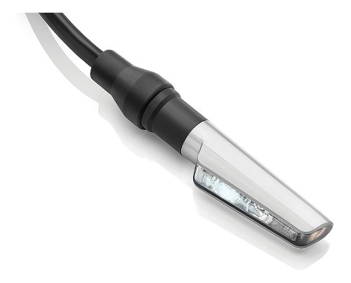 Rizoma turn signal, silver - CORSA L front