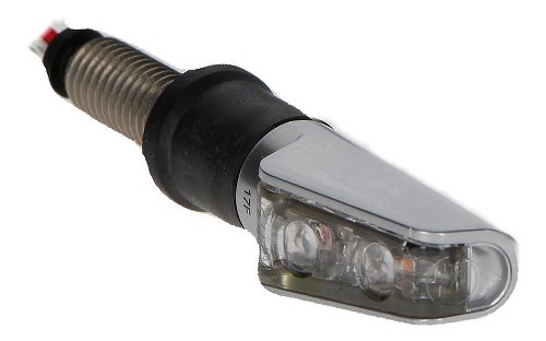 Rizoma mini turn signal, silver - LEGGERA L front