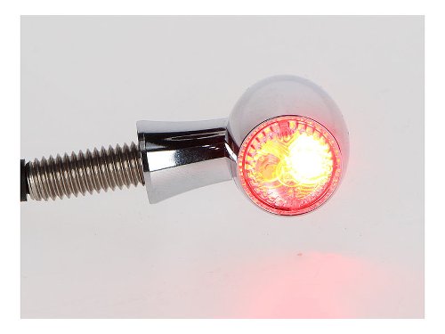 Rizoma indicator, chrome - CLUB S rear