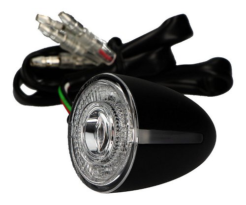 Rizoma Mini-Blinker, schwarz - IRIDE vorne/hinten