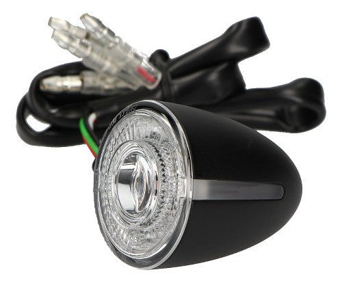 Rizoma Mini-Blinker, schwarz - IRIDE S hinten