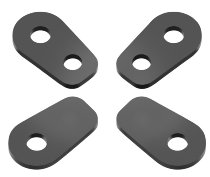 Rizoma turn signal adapter, black - front / rear 2 pairs