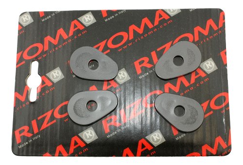 Rizoma turn signal adapter, black - front / rear 2 pairs