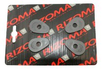 Rizoma turn signal adapter, black - front / rear 2 pairs