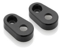 Rizoma mounting kit indicators, black - for rear indicators