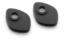 Rizoma turn signal adapter, black - front