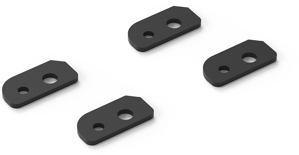 Rizoma blinker adapter, KTM, black Spare Parts for Moto Guzzi