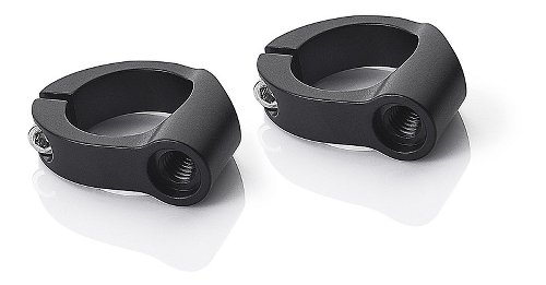 Rizoma turn signal mounting kit, black - for side mount