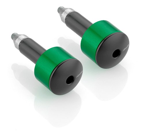 Rizoma handlebar endcaps green (universally useable)