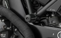 Rizoma Sturz-Pads Rahmen Ducati Scrambler, silber