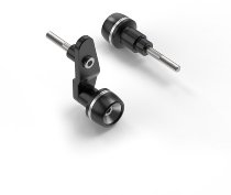 Rizoma Seitlicher Sturzpad Kit, silber eloxiert