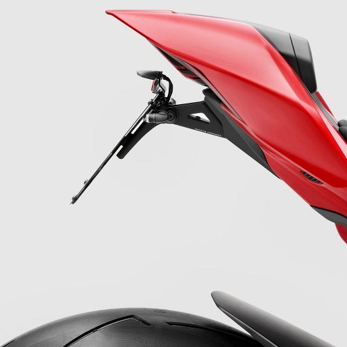 Rizoma Kit license plate holder FOX, black, Ducati Panigale