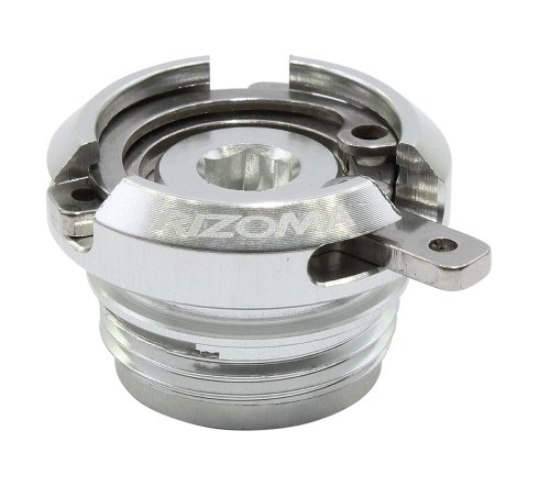 Rizoma Oil cap aluminium, silver - Ducati NML