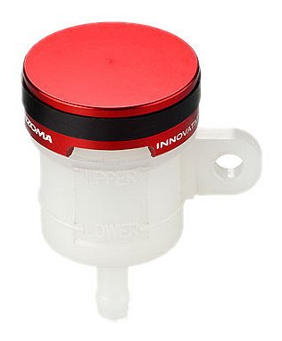 Rizoma brake / clutch fluid reservoir caps M34x4mm, red