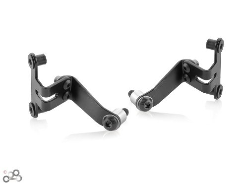 Rizoma Windshield Bracket, black - Ducati Scrambler 400,