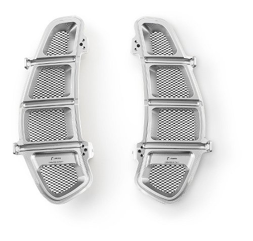 Rizoma Air inlet grille glove box (pair), silver - Vespa GTS