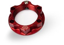 Gilles top yoke nutACMA aluminum M25X1,0 red