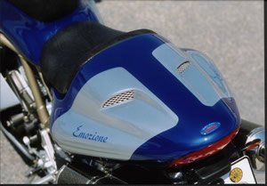 Diopa selle emozione, cuir - Ducati 900, 1000 SS i.e.