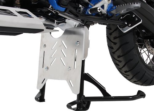 Hepco & Becker Center Stand protection plate, Silver - BMW R