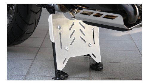 Hepco & Becker Center Stand protection plate, Silver - BMW R