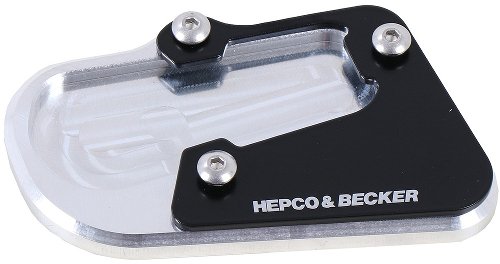 Hepco & Becker Kickstand enlargement, Silver / Black - BMW R