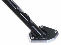 Hepco & Becker Side stand plate, Silver/Black - KTM