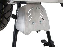 Hepco & Becker Center stand protection plate, Silver - Honda