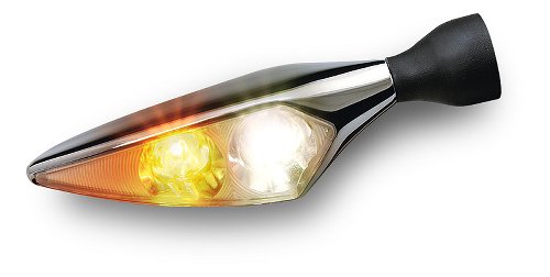 Kellermann indicator micro Rhombus PL chrome front right