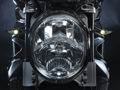 Kellermann indicator micro Rhombus PL chrome front right