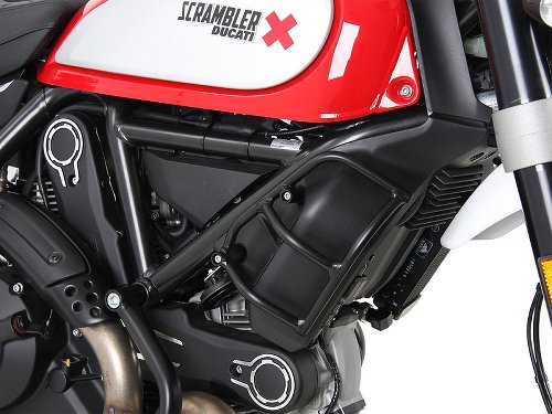 Hepco & Becker radiator protection, Black - Ducati 800