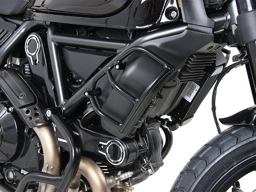 Hepco & Becker radiator protection, Black - Ducati 800