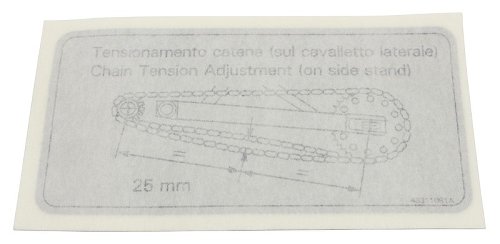 Ducati autocollant tension de chaîne - 400, 600, 750, 900