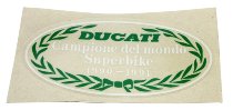 Ducati Aufkleber ´World Champion´ - 750-900 SS, 851, 888...