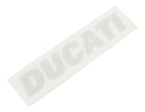 Ducati Fuel tank sticker silver - 1098, 1198, S,