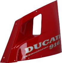 Ducati Side fairing right side, upper, red - 916, Senna, SP,