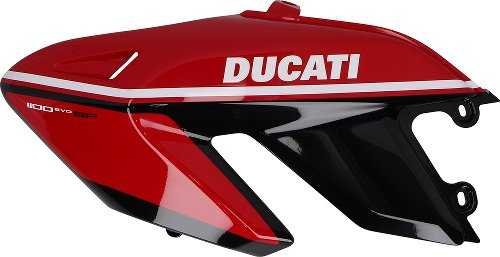 Ducati Seitenverkleidung, links, rot - 1100 Hypermotard Evo