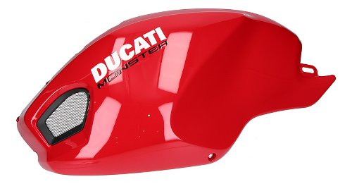 Ducati Fuel tank fairing left side, red - 696, 796, 1100