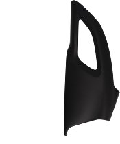 Ducati Air scoop right side, black - 1200 Diavel, Carbon,