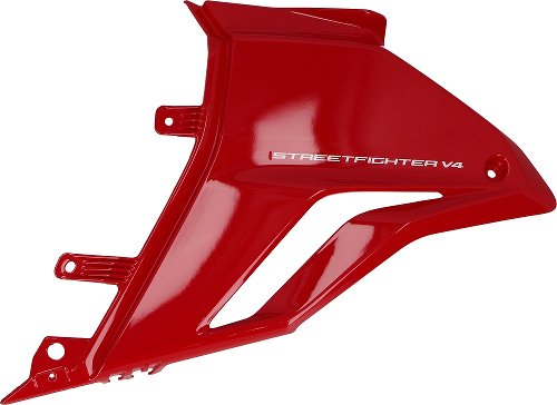 Ducati Side fairing left side, red - V4 Streetfighter, S