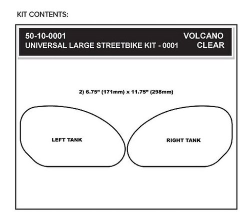 Stompgrip Volcano clear, universal large