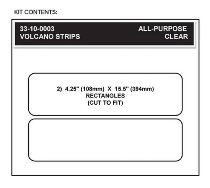 Stompgrip Volcano klar, Universal Streifen-Kit