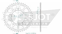 ESJOT Kettenrad 29051, 46Z Teilung 525