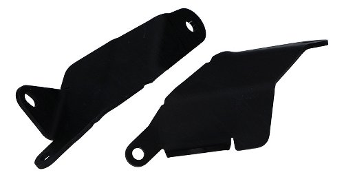 Evotech License plate holder complete, black - Aprilia 125