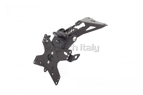 Evotech Kennzeichenhalter, schwarz - Aprilia 1000 RSV4 / RS4