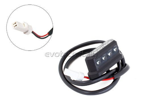 LED license plate light - homologated with wiring