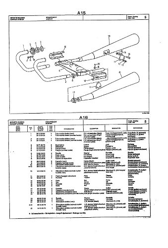 Moto Guzzi Catalogue de pièces - Le Mans 4, 5