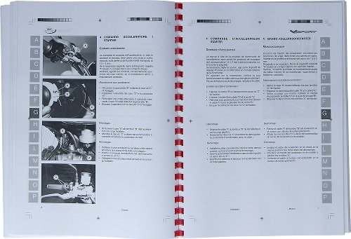 Moto Guzzi Workshop manual main book ( italian ) - V11