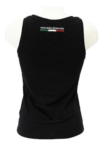 Stein-Dinse camiseta sin mangas negra, talla L